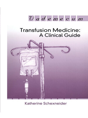 cover image of Transfusion Medicine